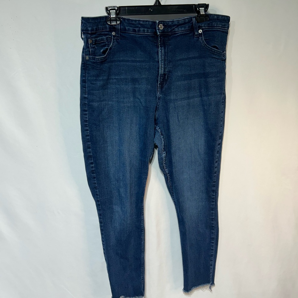 GAP Blue Ankle Cropped Jeans with Stretch